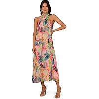 Amazon.com: Adrianna Papell Womens Embroidered Fit and Flare Blue Multi 4 :  Clothing, Shoes & Jewelry
