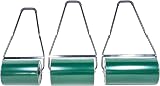 eSkde Garden Lawn Roller 30L Galvanised Steel Fill Water or Sand Heavy Duty view 4
