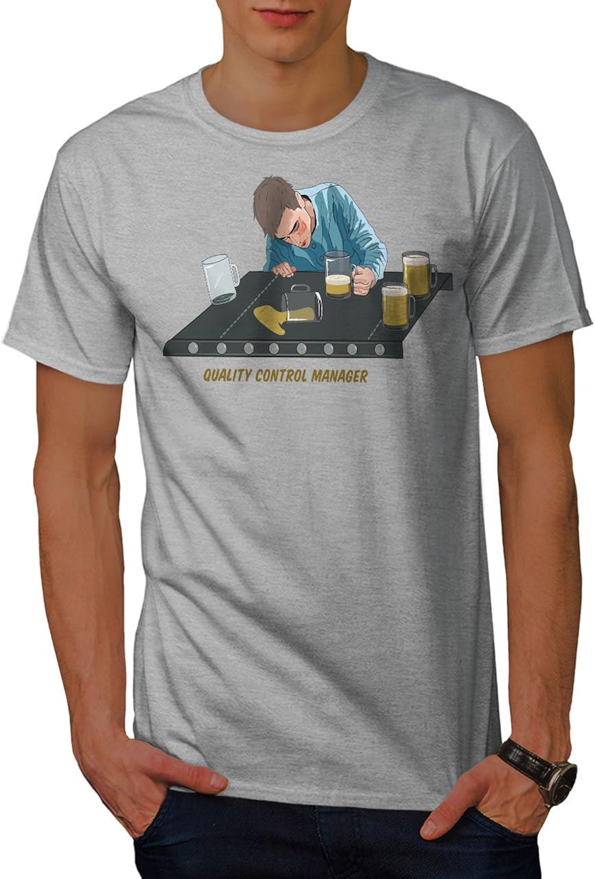 Wellcoda Bier Manager M nner T Shirt Qualit t Pr fen Grafikdesign