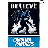 Carolina Panthers Bigfoot Sasquatch Believe Yard Garden Banner Flag