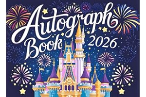Autograph Book 2025: A Keepsake for Kids to Capture Signatures and Photos of Theme Park Adventures, Favorite Characters, Superheroes, and Family Members