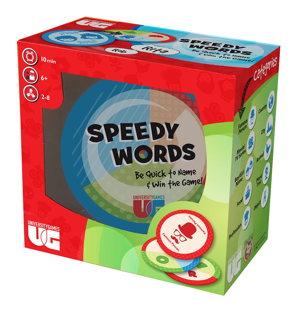 University Games , 08407 Speedy Words, For age 8 years and over