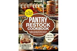 Pantry Restock Cookbook: Budget-Friendly DIY Mixes and Fast Weeknight Meals for Busy Moms, with a 30-Day Meal Plan and Shopping Lists — Turn Your DIY Mixes Into Tasty Meals (Dry Mix Kitchen Series)