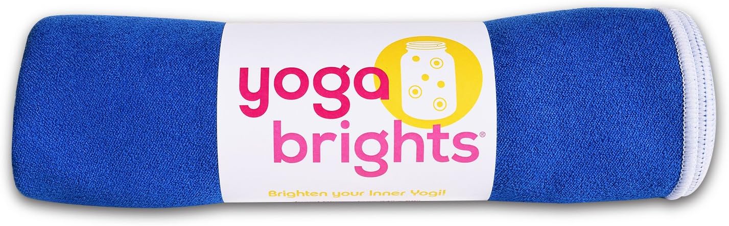 YogaBrights Skidless Mat-Size Yoga Towel - Ultra Absorbent & Lightweight!