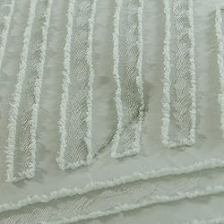 LAVACHEY King Size Comforter Set, Sage Green Tufted