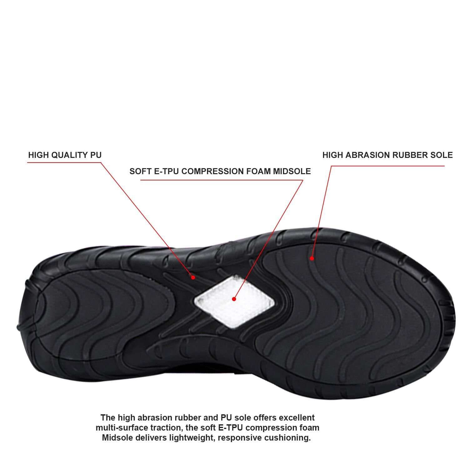 Soulsfeng Fashionable Design Running Sports Shoes Casual Sneaker(Men 8 D(M) US=EUR41=26CM)