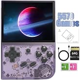 RG35XX Retro Handheld Game Console, 3.5 Inch IPS Screen, 32GB Storage Pre-Loaded Games, HDMI TV Output, 2600mAh Battery