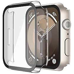 Misxi 2 Pack Hard PC Case with Tempered Glass