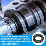 PATIKIL 20mm x 32mm x 7mm Nitrile Rubber TG4 Oil Seal for Shaft Pumps Engines view 5