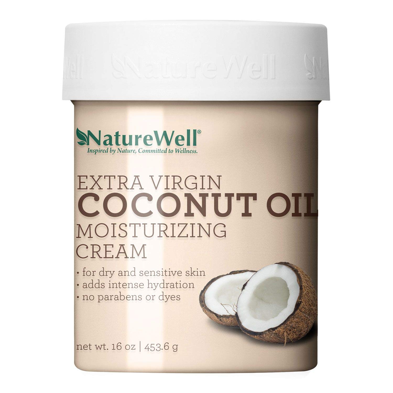 Naturewell Extra Virgin Coconut Oil Moisturizing Cream, 16 oz Buy