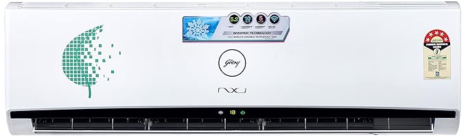 Godrej 1.5 Ton 5 Star Wi-Fi Inverter Split AC (GIC 18 CAH 5 GWQG, White)