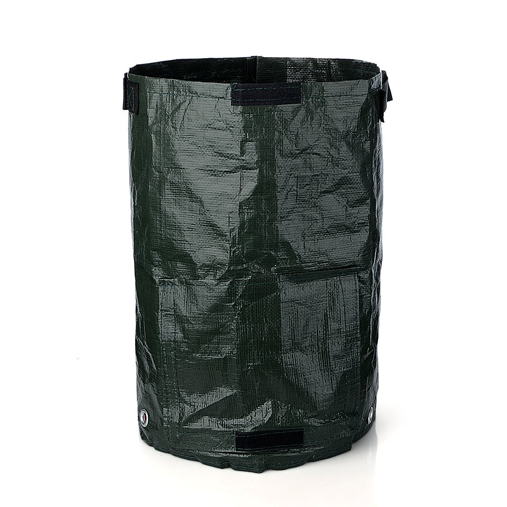 2 pezzi giardinaggio Spring secchio, da giardinaggio Trash Lawn Leaf bag, Grow bag, borse, vaso con rifiuti di giardino, piscina giardino foglia sacchetto dei rifiuti (10 litri)
