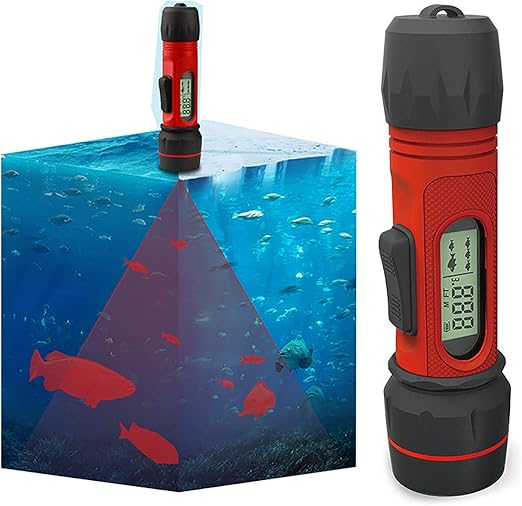 Handheld Depth Ice Fish Finder, 90m Range High Precision Sonar