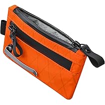 ALPAKA Zip Pouch Pro Orange X-Pac VX21 - Minimalist Zipper Wallet