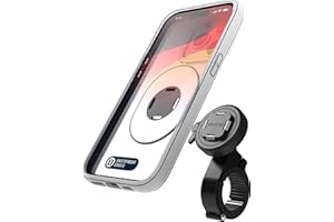 sincetop Series Q [ Quad ] Bike/Motorcycle Phone Mount - Quick Lock & Release - Aluminum Alloy Holder - Compatible with Mountain Bicycles, Electric Bikes, Motorcycles, and Scooters