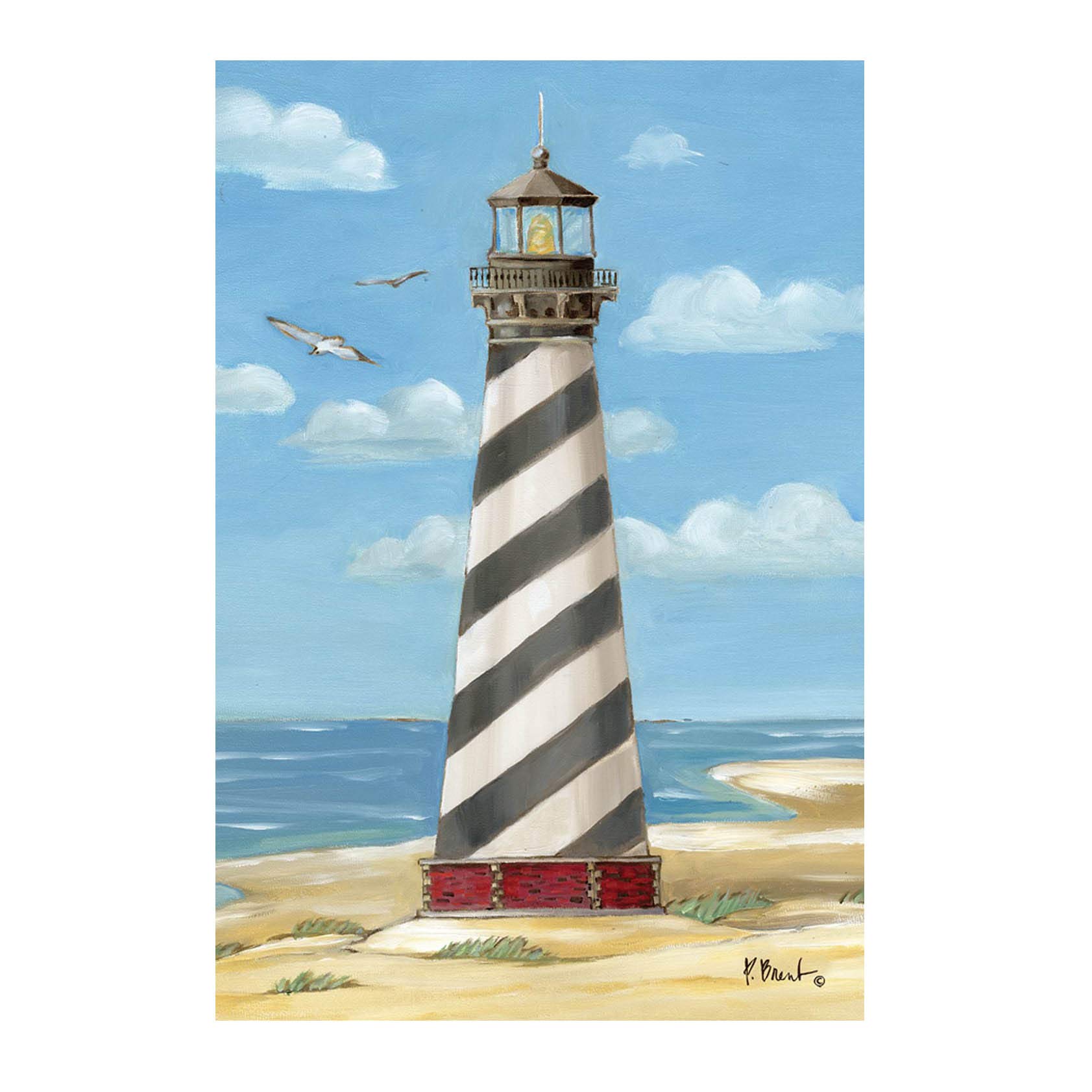 Toland Home Garden Cape Hatteras Lighthouse 28 x 40-Inch Decorative USA-Produced House Flag