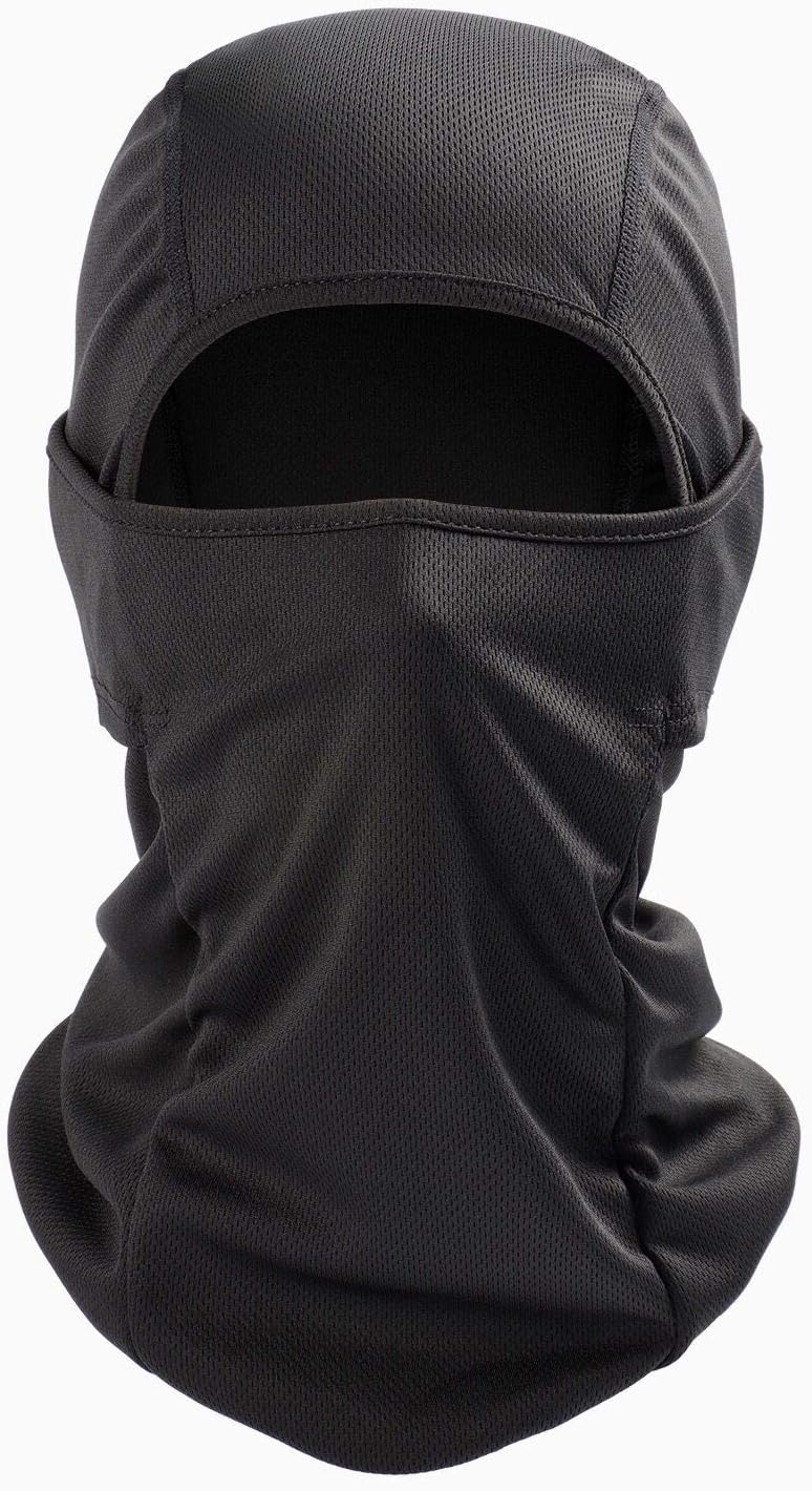 AstroAI Balaclava Face Mask Ski Mask-UV Protection Windproof Dustproof Mask for Men Women Skiing Snowboarding Cycling Hiking Black Mask: Automotive