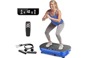 FEIERDUN Vibration Plate Exercise Machine, Vibration Plate for Lymphatic Drainage, Power Plate Vibration Platform for Weight Loss, Toning & Wellness