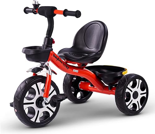 Tricycle For Radio Flyer Deluxe Metal Rider Red Trike, Dual