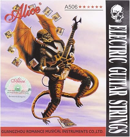 Amazon.com: Alice Nickel Alloy Wound Slinky Electric Guitar Strings  .009-.042 Super Light Tension with Nickel Plated Steel for beginners, 3  Pack: Musical Instruments