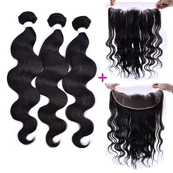 Amazon Com Miss Rola Body Wave Remy Hair 13x4 Ear To Eat Full