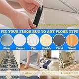ZTMY Anti-Slip Rug Gripper 10 Piece Set – Reusable Carpet Corner Tape for view 7