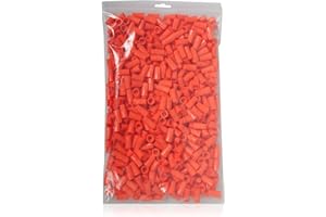 Maxxima Orange Electrical Wire Connector Screw Terminal - 500 Pack, Cone Shaped, UL Listed and ROHS Compliant, Ideal for Electrical Projects and Home Lighting Needs