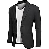COOFANDY Men's Blazer Casual Two Buttons Sport Coats Lightweight Suit Jacket