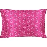 Jay Franco Satin Pillowcase - Standard Size 20x30 Inch Silky Soft Premium Pillow Cover, Pink - Hello Kitty