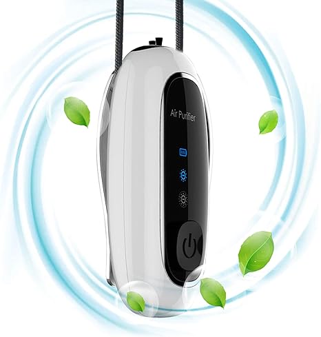 Amazon Com Portable Wearable Air Purifier Around The Neck Or On Collar 2021 Update For For Both Kids And Adults Negative Ion Mini Personal Travel Air Purifier Necklace White Kitchen Dining