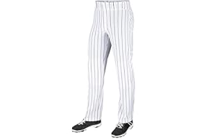 Champro Men's Triple Crown Open Bottom Pinstripe Baseball Pants