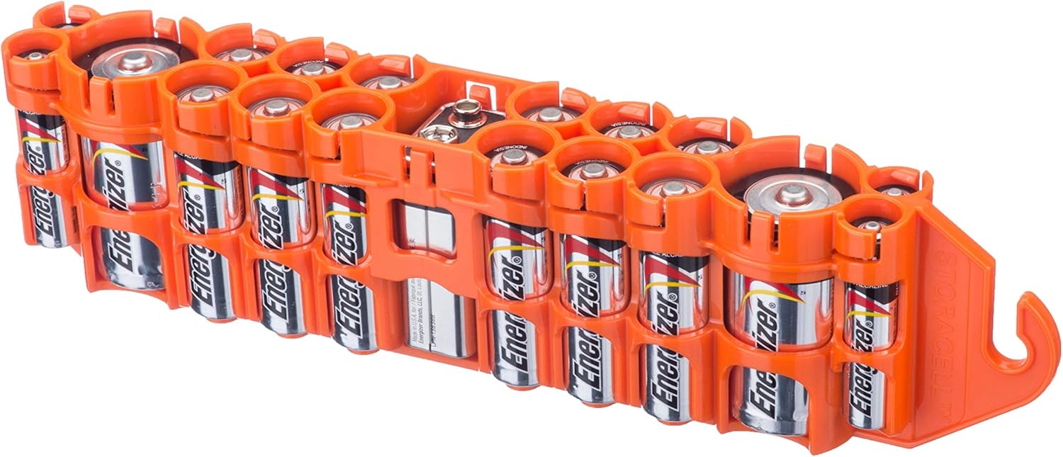 Powerpax Battery Caddy Orange Amazon.co.uk DIY & Tools