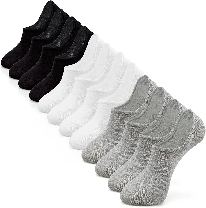 IDEGG No Show Socks Women & Men Low Cut Ankle Short Athletic Running Casual Invisible Liner Socks