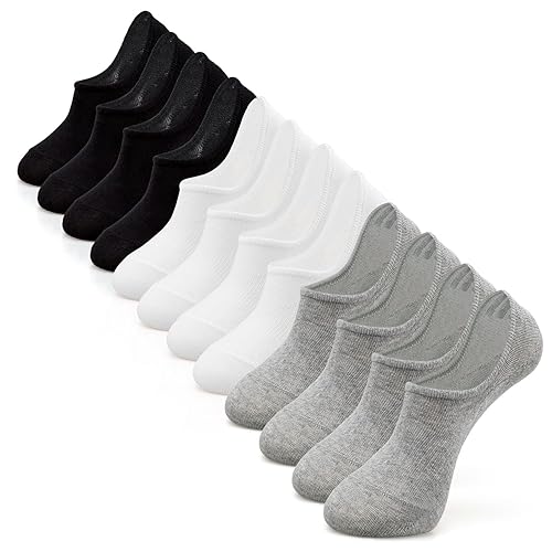 IDEGG No Show Socks Women & Men Low Cut Ankle Short Anti-slid Athletic Running Casual Invisible Liner Socks
