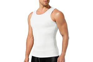 TAILONG Compression Shirt Men Shapewear Slimming Body Shaper Vest Compression Tank Top Undershirt