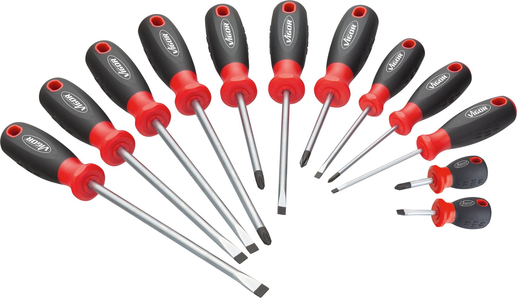 Vigor Vigor_V4655 Screwdriver Set, 349 mm
