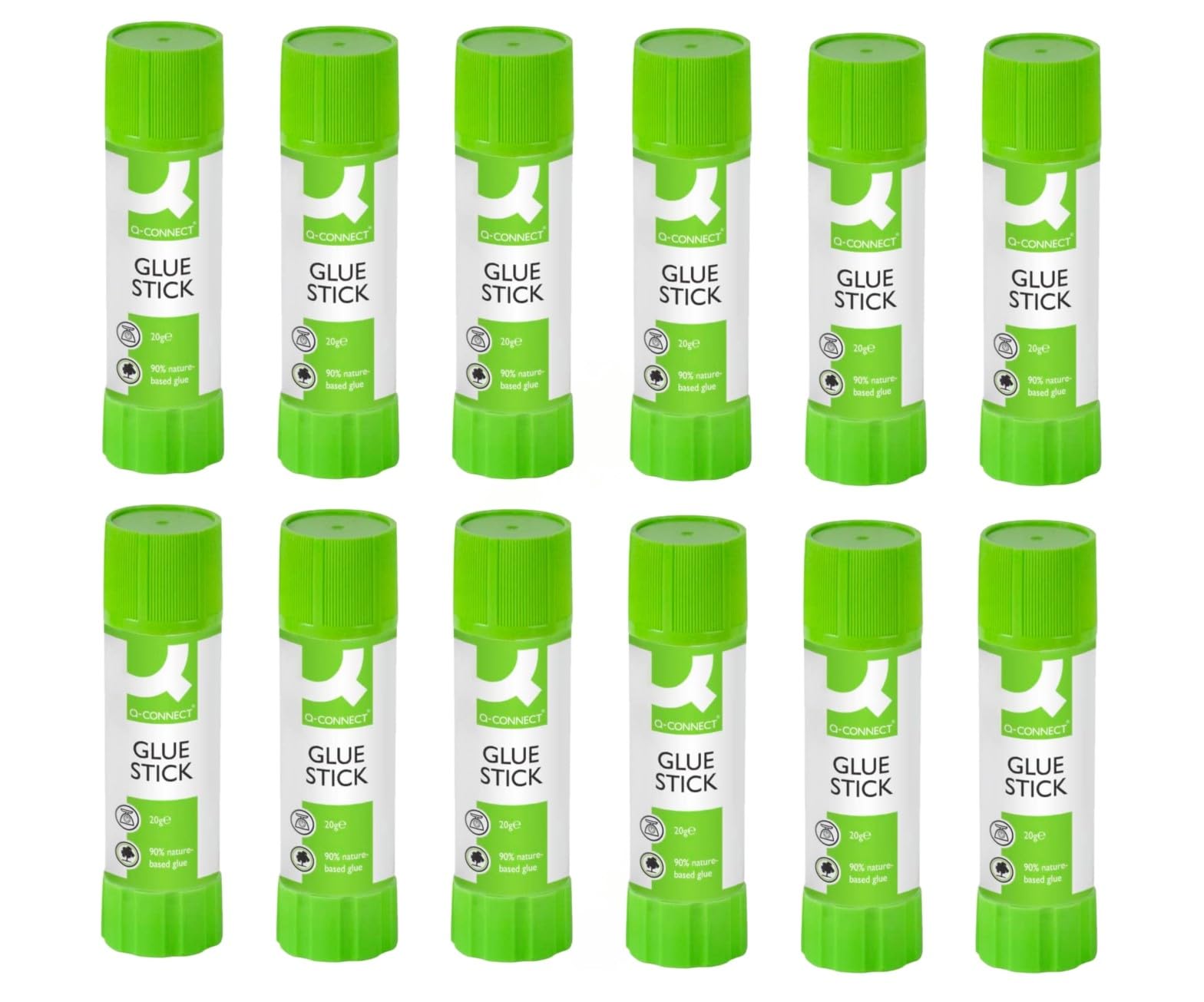 Q-Connect Glue Stick 20g (12 Pack) KF10505Q