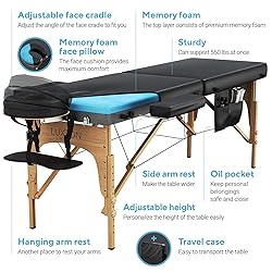 Luxton Home Memory Foam Massage Table Premium