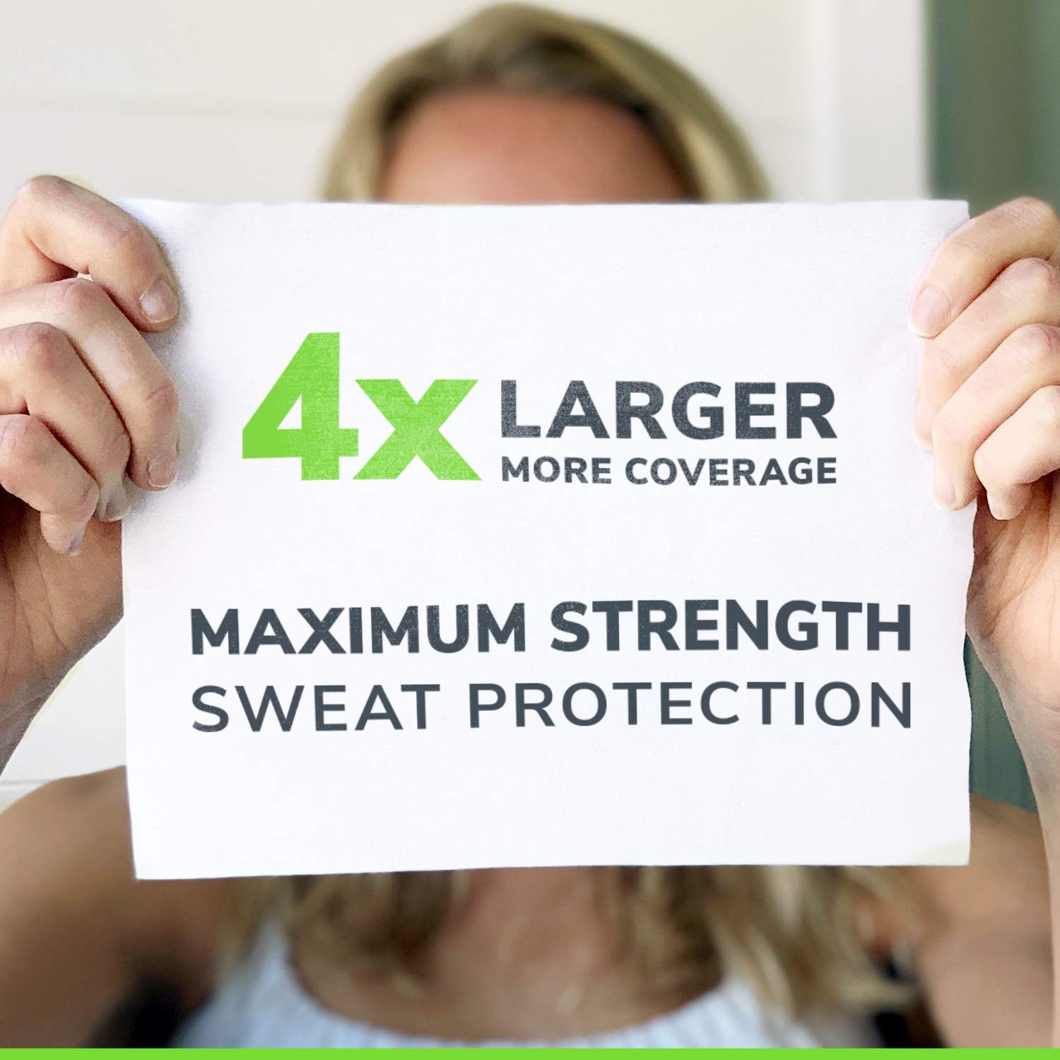 SweatBlock Maximum Strength Antiperspirant Sweat Wipes - For Excessive Sweat Protection - Extra Large - Up to 7 day protection per use - 10 Count - Unisex: Beauty