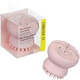 Mini Face Silicone Brush - Face Cleansing Brush, Gentle Exfoliator & Massager for All Skin Types - Deep Pore Cleansing & Makeup Removal