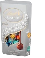 Lindt Lindor Silver Assorted Chocolate Truffles 600g Box 48 Balls view 3