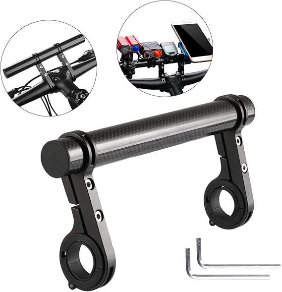 Yizhet Bike Handlebar Extender Double Extension Mount Holder Bicycle