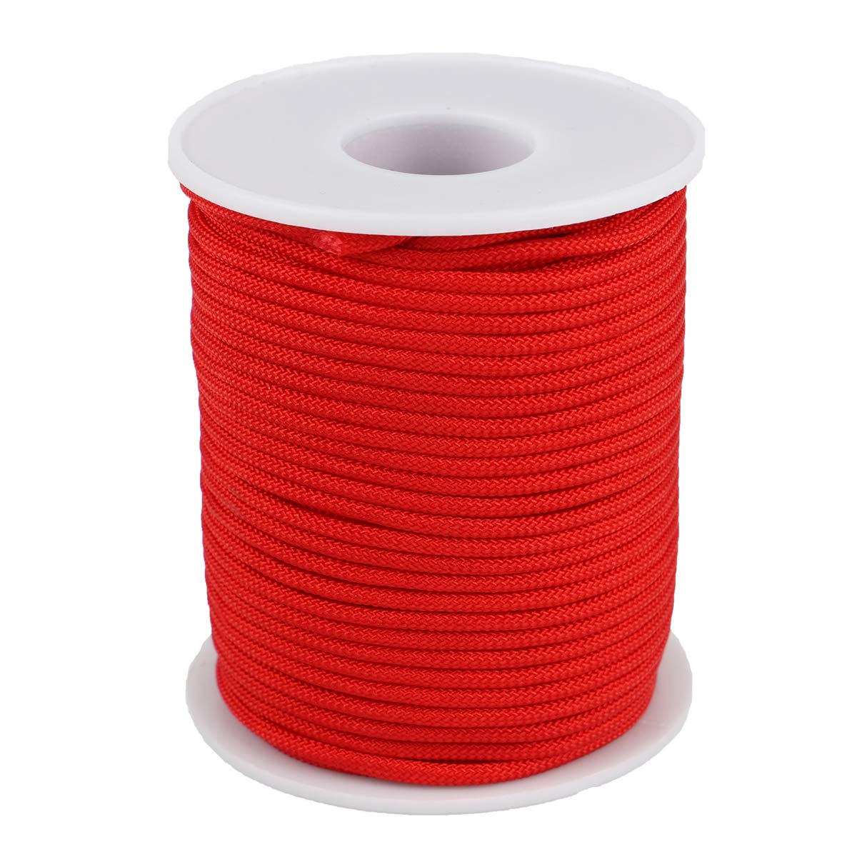 Nylon Twine Cord Thread String for Necklace Bracelet Jewelry Making Crafting Accessories (Red, 2mm-98feet)
