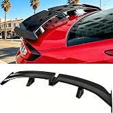 DREAMOTOR 54 Inch Spoilers for Cars Rear Spoiler Aleron Trasero Universal | Wing Spoiler Compatible with Mazda Miata RX-7 Chevy Corvette C8 C7 Camaro Nissan Lexus Toyota Honda Civic Ford Mustang Scion