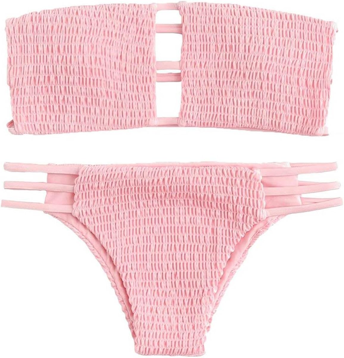 Best Ladder Cut Ruched Bikini