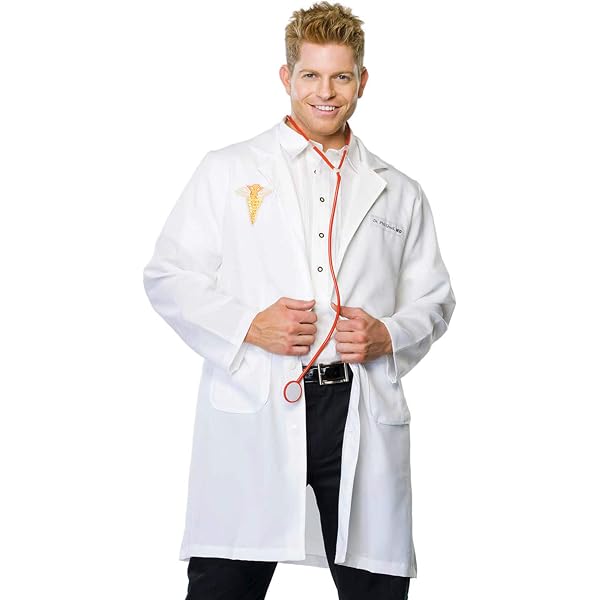 California Costumes Dr. Novocaine Kostüm Für Herren – Weiß, Größe S/M, Mit Hemd & OP-Maske