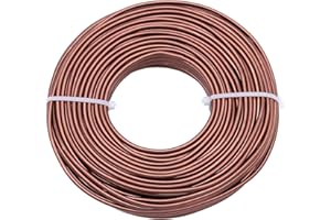 YTKavq Aluminum Craft Wire,20 Gauge Aluminum Wire Jewelry Making Wire Metal Wire for Craft Jewelry Making Wire DIY Metal Craft Art Wires(Copper,100FT)