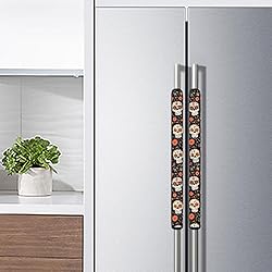ASQVTIFE Halloween Refrigerator Door Handle Covers