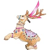 Jay Strongwater Prancer Reindeer Glass Christmas Ornament