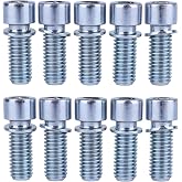 YANRUHFL 10Pcs M8 x 20mm Stainless Steel Bolt with Washer for Bicycle Stem